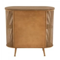 Meubles & Design Buffet Bas Arrondi Style Moderne Effet Cannage -Boutique Maisons du Monde buffet bas arrondi style moderne effet cannage 3