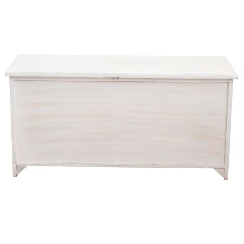 Mobili Rebecca Buffet Bas Avec 3 Tiroirs 2 Portes En Bois Blanc Et Gris 6 Mobili Rebecca Buffet Bas Avec 3 Tiroirs 2 Portes En Bois Blanc Et Gris – Image 6
