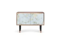 Storyz Buffet Bas Bleu Et Jaune 2 Portes L 94 Cm -Boutique Maisons du Monde buffet bas blanc clair 2 portes l 94 cm golden waves