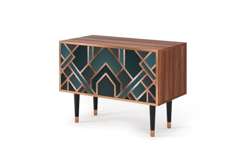 Storyz Buffet Bas Bleu-vert 2 Portes L 94 Cm 3 Storyz Buffet Bas Bleu-vert 2 Portes L 94 Cm – Image 3