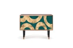 Storyz Buffet Bas Bleu-vert 2 Portes L 94 Cm