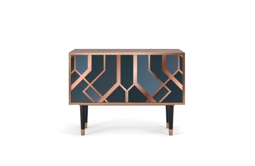 Storyz Buffet Bas Bleu-vert 2 Portes L 94 Cm 1 Storyz Buffet Bas Bleu-vert 2 Portes L 94 Cm