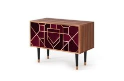 Storyz Buffet Bas Bordeaux 2 Portes L 94 Cm -Boutique Maisons du Monde buffet bas bordeaux 2 portes l 94 cm 2
