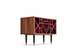 Storyz Buffet Bas Bordeaux 2 Portes L 94 Cm -Boutique Maisons du Monde buffet bas bordeaux 2 portes l 94 cm 3