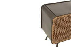 HELLIN Buffet Bas En Métal 2 Portes Et 3 Tiroirs L145 -Boutique Maisons du Monde buffet bas en metal 2 portes et 3 tiroirs l145 4