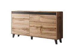 Best Mobilier Buffet Bas Industriel 138 Cm Bois