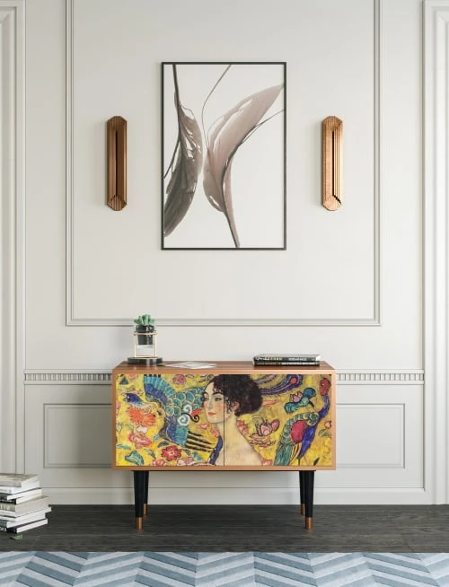 Storyz Buffet Bas Jaune 2 Portes L 94 Cm 2 Storyz Buffet Bas Jaune 2 Portes L 94 Cm – Image 2