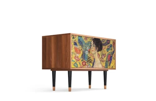 Storyz Buffet Bas Jaune 2 Portes L 94 Cm 4 Storyz Buffet Bas Jaune 2 Portes L 94 Cm – Image 4