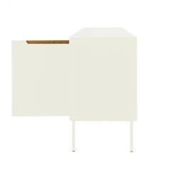 Meubles & Design Buffet Bas Moderne 4 Portes En Bois Blanc -Boutique Maisons du Monde buffet bas moderne 4 portes en bois blanc 5