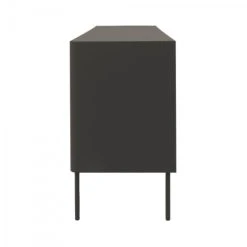 Meubles & Design Buffet Bas Moderne 4 Portes En Bois Gris -Boutique Maisons du Monde buffet bas moderne 4 portes en bois gris 2