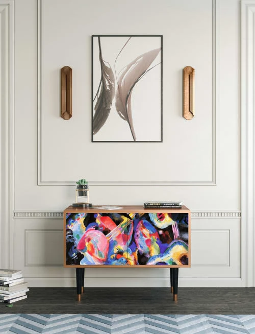 Storyz Buffet Bas Multicolore 2 Portes L 94 Cm 2 Storyz Buffet Bas Multicolore 2 Portes L 94 Cm – Image 2