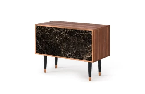 Storyz Buffet Bas Noir 2 Portes L 94 Cm 3 Storyz Buffet Bas Noir 2 Portes L 94 Cm – Image 3