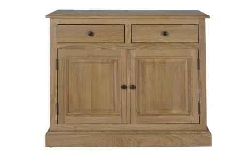 HELLIN Buffet Bas Parisien 2 Portes 2 Tiroirs En Chêne Massif Naturel 1 HELLIN Buffet Bas Parisien 2 Portes 2 Tiroirs En Chêne Massif Naturel