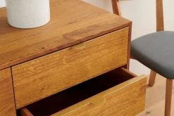 HELLIN Buffet Bas Rétro En Bois 2 Portes 3 Tiroirs L160 Bronze -Boutique Maisons du Monde buffet bas retro en bois 2 portes 3 tiroirs l160 bronze 4