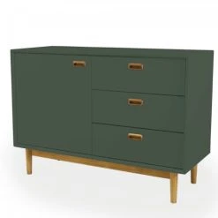 Meubles & Design Buffet Bas Scandinave 1 Portes 3 Tiroirs En Bois Vert 5 Meubles & Design Buffet Bas Scandinave 1 Portes 3 Tiroirs En Bois Vert -Boutique Maisons du Monde buffet bas scandinave 1 portes 3 tiroirs en bois vert 2