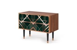 Storyz Buffet Bas Vert 2 Portes L 94 Cm -Boutique Maisons du Monde buffet bas vert 2 portes l 94 cm 2