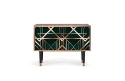 Storyz Buffet Bas Vert 2 Portes L 94 Cm