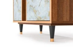 Storyz Buffet Blanc Clair 3 Portes L 94 Cm -Boutique Maisons du Monde buffet blanc clair 3 portes l 94 cm 4