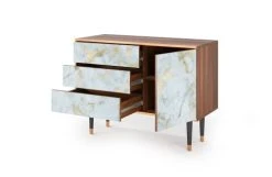 Storyz Buffet Blanc Clair 3 Tiroirs Et 1 Porte L 115 Cm -Boutique Maisons du Monde buffet blanc clair 3 tiroirs et 1 porte l 115 cm 5