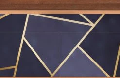 Storyz Buffet Bleu 2 Tiroirs Et 2 Portes L 115 Cm -Boutique Maisons du Monde buffet bleu 2 tiroirs et 2 portes l 115 cm 4