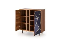 Storyz Buffet Bleu 3 Portes L 94 Cm -Boutique Maisons du Monde buffet bleu 3 portes l 94 cm 11