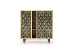 Storyz Buffet Bleu 3 Portes L 94 Cm