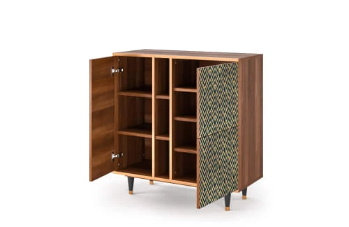 Storyz Buffet Bleu 3 Portes L 94 Cm 6 Storyz Buffet Bleu 3 Portes L 94 Cm – Image 6