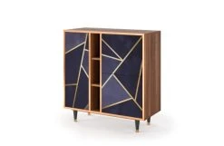 Storyz Buffet Bleu 3 Portes L 94 Cm -Boutique Maisons du Monde buffet bleu 3 portes l 94 cm 8