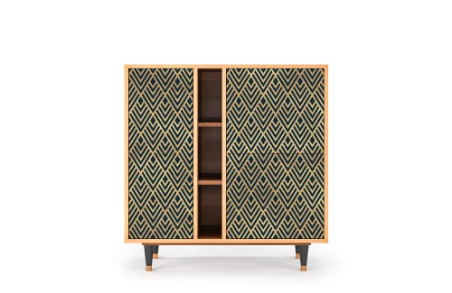 Storyz Buffet Bleu 3 Portes L 94 Cm 1 Storyz Buffet Bleu 3 Portes L 94 Cm