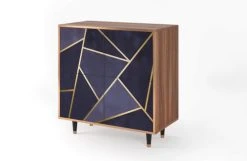 Storyz Buffet Bleu 4 Portes L 94 Cm -Boutique Maisons du Monde buffet bleu 4 portes l 94 cm 2