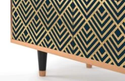 Storyz Buffet Bleu 4 Portes L 94 Cm -Boutique Maisons du Monde buffet bleu 4 portes l 94 cm 7