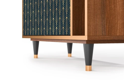 Storyz Buffet Bleu Et Jaune 2 Tiroirs Et 2 Portes L 94 Cm 5 Storyz Buffet Bleu Et Jaune 2 Tiroirs Et 2 Portes L 94 Cm – Image 5