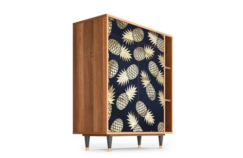 Storyz Buffet Bleu Et Jaune 2 Tiroirs Et 2 Portes L 94 Cm 4 Storyz Buffet Bleu Et Jaune 2 Tiroirs Et 2 Portes L 94 Cm – Image 4