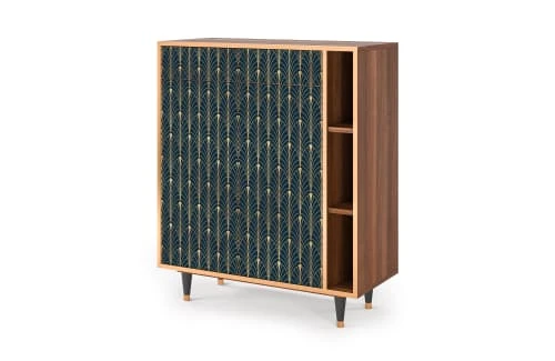 Storyz Buffet Bleu Et Jaune 2 Tiroirs Et 2 Portes L 94 Cm 3 Storyz Buffet Bleu Et Jaune 2 Tiroirs Et 2 Portes L 94 Cm – Image 3