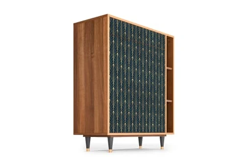 Storyz Buffet Bleu Et Jaune 2 Tiroirs Et 2 Portes L 94 Cm 4 Storyz Buffet Bleu Et Jaune 2 Tiroirs Et 2 Portes L 94 Cm – Image 4