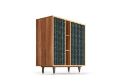 Storyz Buffet Bleu Et Jaune 3 Portes L 94 Cm 9 Storyz Buffet Bleu Et Jaune 3 Portes L 94 Cm -Boutique Maisons du Monde buffet bleu et jaune 3 portes l 94 cm 3