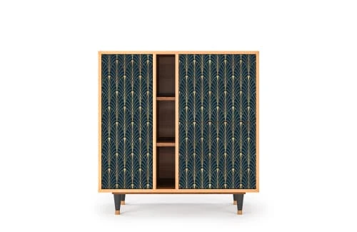 Storyz Buffet Bleu Et Jaune 3 Portes L 94 Cm 1 Storyz Buffet Bleu Et Jaune 3 Portes L 94 Cm