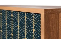 Storyz Buffet Bleu Et Jaune 3 Tiroirs Et 1 Porte L 115 Cm -Boutique Maisons du Monde buffet bleu et jaune 3 tiroirs et 1 porte l 115 cm 4