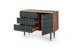 Storyz Buffet Bleu Et Jaune 3 Tiroirs Et 1 Porte L 115 Cm -Boutique Maisons du Monde buffet bleu et jaune 3 tiroirs et 1 porte l 115 cm 5