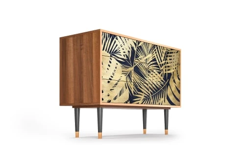 Storyz Buffet Bleu Et Jaune 3 Tiroirs Et 1 Porte L 115 Cm 4 Storyz Buffet Bleu Et Jaune 3 Tiroirs Et 1 Porte L 115 Cm – Image 4