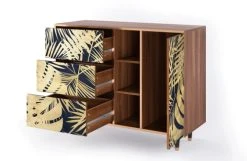 Storyz Buffet Bleu Et Jaune 3 Tiroirs Et 1 Porte L 125 Cm 11 Storyz Buffet Bleu Et Jaune 3 Tiroirs Et 1 Porte L 125 Cm -Boutique Maisons du Monde buffet bleu et jaune 3 tiroirs et 1 porte l 125 cm 9