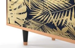 Storyz Buffet Bleu Et Jaune 4 Portes L 94 Cm 10 Storyz Buffet Bleu Et Jaune 4 Portes L 94 Cm -Boutique Maisons du Monde buffet bleu et jaune 4 portes l 94 cm 7