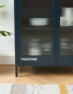 Pantone Buffet Bleu Nuit Portes En Verre Cannelé 11 Pantone Buffet Bleu Nuit Portes En Verre Cannelé -Boutique Maisons du Monde buffet bleu nuit portes en verre cannele 5