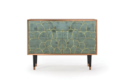 Storyz Buffet Bleu-vert 2 Tiroirs Et 2 Portes L 115 Cm 1 Storyz Buffet Bleu-vert 2 Tiroirs Et 2 Portes L 115 Cm