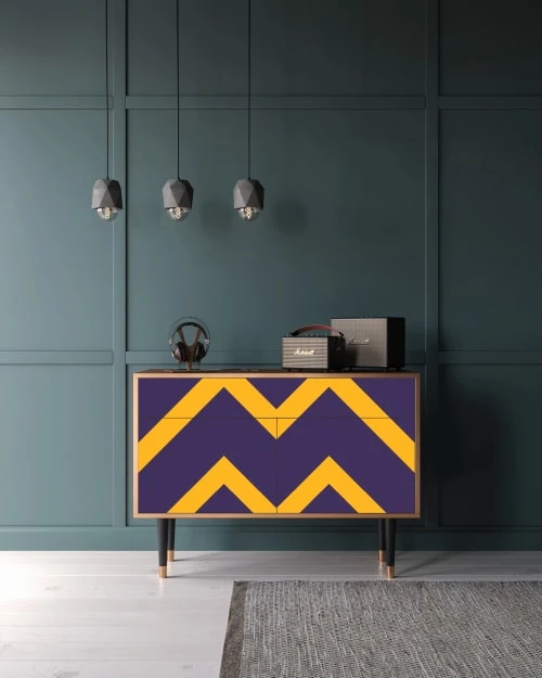 Storyz Buffet Bleu-vert 2 Tiroirs Et 2 Portes L 115 Cm 2 Storyz Buffet Bleu-vert 2 Tiroirs Et 2 Portes L 115 Cm – Image 2