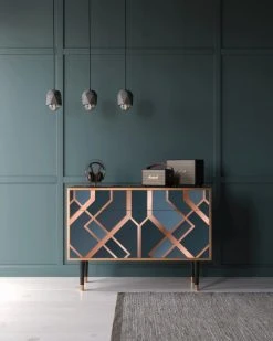 Alternative view of Storyz Buffet Bleu-vert 2 Tiroirs Et 2 Portes L 115 Cm