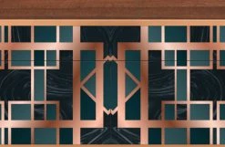 Storyz Buffet Bleu-vert 2 Tiroirs Et 2 Portes L 115 Cm -Boutique Maisons du Monde buffet bleu vert 2 tiroirs et 2 portes l 115 cm 4