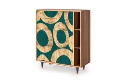 Storyz Buffet Bleu-vert 2 Tiroirs Et 2 Portes L 94 Cm -Boutique Maisons du Monde buffet bleu vert 2 tiroirs et 2 portes l 94 cm 2