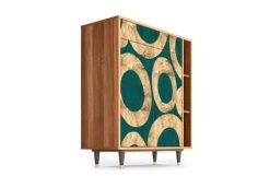 Storyz Buffet Bleu-vert 2 Tiroirs Et 2 Portes L 94 Cm -Boutique Maisons du Monde buffet bleu vert 2 tiroirs et 2 portes l 94 cm 3
