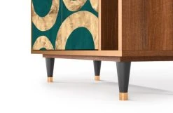 Storyz Buffet Bleu-vert 2 Tiroirs Et 2 Portes L 94 Cm -Boutique Maisons du Monde buffet bleu vert 2 tiroirs et 2 portes l 94 cm 4